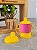 Copinho com Bico e Alça 150 ml Rosa e Amarelo - Imagem 4