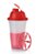 Quick Shake II 500 ml  Transparente com Tampa Vermelha - Imagem 3