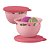 Kit 2 Tigelas Murano 200 ml Borboletas - Imagem 1