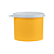 Tupper Redondinha 500 ml Amarela - Imagem 1
