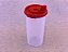 Modular Liquido 650 ml Transparente com tampa Vermelha - Imagem 3