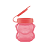 Tupper Ursinho 300 ml Rosa - Imagem 1