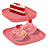 Kit 4 un. Prato Post Me Rosa Claro - Imagem 2