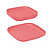 Kit 4 un. Prato Post Me Rosa Claro - Imagem 1
