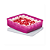 Refri Box Quadrado 400 ml Beijo - Imagem 1