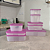 Kit 8 Peças Freezer Mate Tampa Roxa - Imagem 1