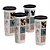 Kit 4 Unid. Copo 470 ml com Tampa Mickey e Minnie Clássicos - Imagem 2