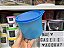 Tupper Redondinha 500 ml Azul Aqua - Imagem 3