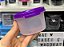 Modular Redondo 1 200 ml Transparente com tampa Roxa - Imagem 1