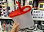 Modular Oval Dispenser 3 1,7L Transparente Tampa Vermelho - Imagem 2