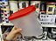 Modular Oval Dispenser 3 1,7L Transparente Tampa Vermelho - Imagem 1