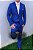 COSTUME MICROFIBRA AZUL ROYAL LUXO (Calça e Paletó) - Imagem 1