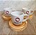 XICARA DE CAFÉ COM PIRES DE MADEIRA PINOS 95ML (KIT COM 6 JOGOS) - Imagem 3