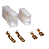 CONECTOR 2 VIAS 7502 1824 MACHO/FEMEA - Imagem 1