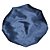 Touca De Cetim Antifrizz Dupla Face Azul Celeste - Super Cacheada - Imagem 5