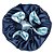 Touca De Cetim Antifrizz Dupla Face Azul Celeste - Super Cacheada - Imagem 4