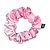Xuxinha Tradicional de Cetim Premium Antifrizz Floresça Rosa - Super Cacheada - Imagem 1