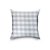Capa de Almofada de Cetim Antifrizz Premium Super Comfy Xadrez Cinza - Super Cacheada - Imagem 1