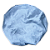 Touca de Cetim Premium Antifrizz Dupla Face Aba Flexível Azul - Super Cacheada - Imagem 4