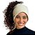 Touca de Inverno 3 em 1 com Cetim - Creme - Super Cacheada - Imagem 1