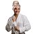 Toalha Turbante De Microfibra Antifrizz - CN - Felicidade - Rosa - Super Cacheada - Imagem 1