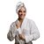 Toalha Turbante De Microfibra Antifrizz Pérolas do Mar - Super Cacheada - Imagem 1