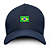 Boné Aberto com Revestimento Interno de Cetim Coleção Super Brasileira - Azul Marinho - Super Cacheada - Imagem 3