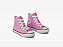 Chuck Taylor All Star Juvenil Converse Cano Alto Rosa - Imagem 1