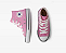 Chuck Taylor All Star Juvenil Converse Cano Alto Rosa - Imagem 3