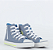 Chuck Taylor All Star Juvenil Converse Cano Alto Side Zip Azul Pedra/Lamacento - Imagem 3