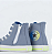 Chuck Taylor All Star Juvenil Converse Cano Alto Side Zip Azul Pedra/Lamacento - Imagem 5