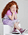 Chuck Taylor All Star Juvenil Converse Cano Alto Shinefetti Roxo SEM TROCA - Imagem 10