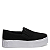 Tênis Slip On Sola Alta Santa Lolla Lona Preto SEM TROCA - Imagem 1