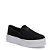 Tênis Slip On Sola Alta Santa Lolla Lona Preto SEM TROCA - Imagem 2