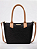Shopping Petite Jolie PJ11274 Preta/Avelã - Imagem 1