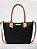 Shopping Petite Jolie PJ11274 Preta/Doce de Leite - Imagem 1