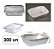 Kit 300 Marmitinhas Alumínio Personalizar Atacado 12X9X3Cm - Imagem 1