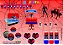 Kit Festa Lembrancinha Homem Aranha 10 Pessoas -90 Pcs - Imagem 1