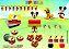 Kit Festa Lembrancinha Mickey 10 Pessoas -90 Pcs - Imagem 1