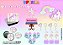Kit Festa Lembrancinha Unicórnio 10 Pessoas -90 Pcs - Imagem 1