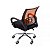 Cadeira Secretária Giratória De Escritório Mesh Best Chair BC-005 Ergonômica Laranja - Imagem 2