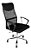 Cadeira Presidente Giratória De Escritório Mesh Ergonômica com Couro - Imagem 2