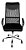 Cadeira Presidente Giratória De Escritório Mesh Ergonômica com Couro - Imagem 1