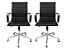 Kit 2 Cadeira Secretária Executiva Charles Eames Esteirinha - Imagem 1