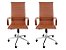 Conjunto 2 Cadeiras Presidente Giratória Esteirinha Charles Eames - Imagem 5