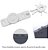 Kit roldana para porta de guarda-roupa suporta 50 Kg - kit para 1 porta - Imagem 4