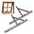 Braço Articulado para janela basculante de madeira 30cm (preço Par) - Imagem 5
