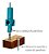 Broca Escareador 3x8 Broca 3mm Haste 8mm Madeira E Mdf 01 Pç - Imagem 3