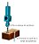 Escareador 3x10 para madeira ou MDF 10mm com broca 3mm c/ widea cônico 1PÇ - Imagem 2