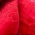 Plush Textura Coração Vermelho Dumas, tecido Aveludado com Desenhos - Imagem 2